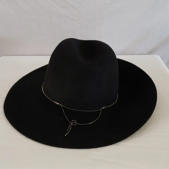 Phenix | Accessories | New Phenix Black Wool Beaded Trim  display picture 2